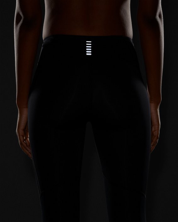 Women's UA Mileage Capris, Black, pdpMainDesktop image number 3